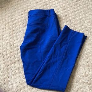 Express Columnist Ankle Pant- Blue 2